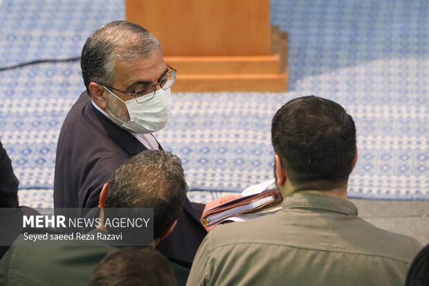 غلامحسین اسماعیلی رئیس دفتر رئیس جمهور در مراسم اجتماع مردمی هسته‌های جهاد و پیشرفت حضور دارد