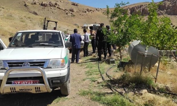 خلع ید ۵۵ هزار متر مربع از اراضی ملی روستای سیاه‌کمر کرمانشاه