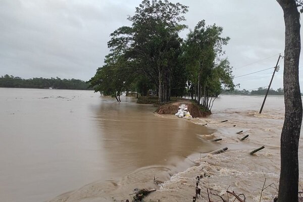 سیل استهبان خودروها را با خود برد سیل استهبان خودروها را با خود برد