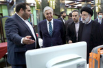 Kazakh pres. visits exhibition of Iran knowledge-based firms