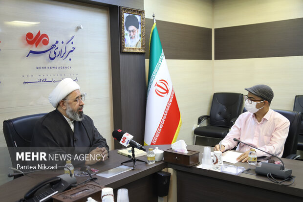 تصاویر/علامہ امین شہیدی کا تہران میں مہر نیوز ایجنسی کے مرکزی دفتر کا دورہ
