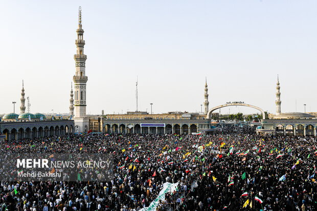 اجتماع سلام فرمانده در مسجد مقدس جمکران