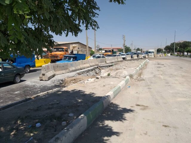 سرقت تجهیزات فنی پل چم بشیر عامل مسدودی بلوار شهید شمشادیان