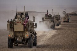 ورود یک کاروان لجستیک ارتش آمریکا به  پایگاه الحریر در «اربیل»