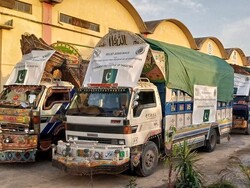 پاکستان کی جانب سے افغان زلزلہ متاثرین کے لئے امدادی سامان روانہ