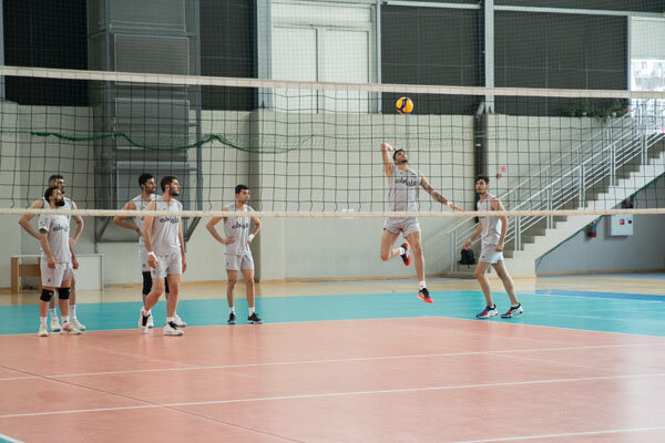 تمرین ملی‌پوشان والیبال ایران پیش از دیدار با آمریکا