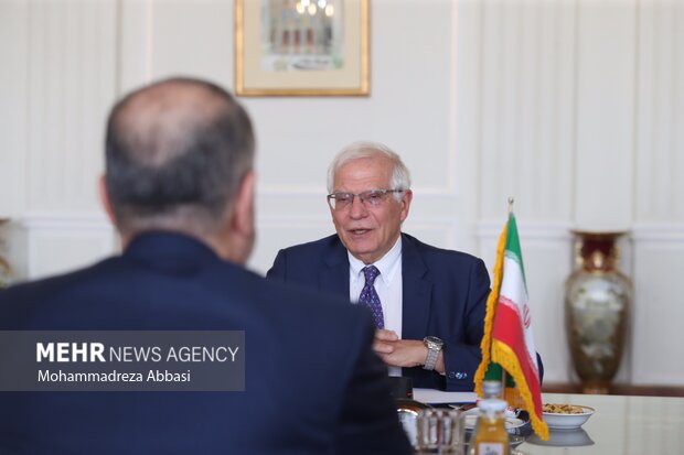 Amir-Abdollahian meeting with EU chief Borrell
