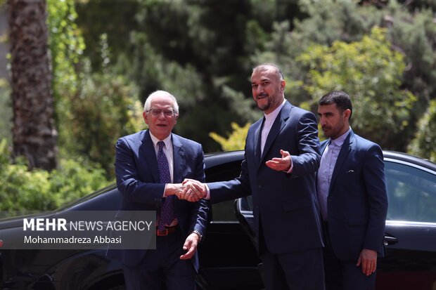 Amir-Abdollahian meeting with EU chief Borrell
