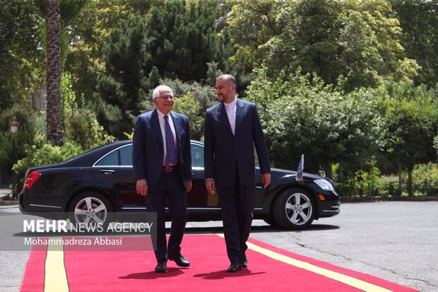 Amir-Abdollahian meeting with EU chief Borrell
