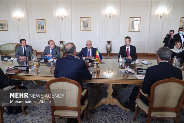 Amir-Abdollahian meeting with EU chief Borrell
