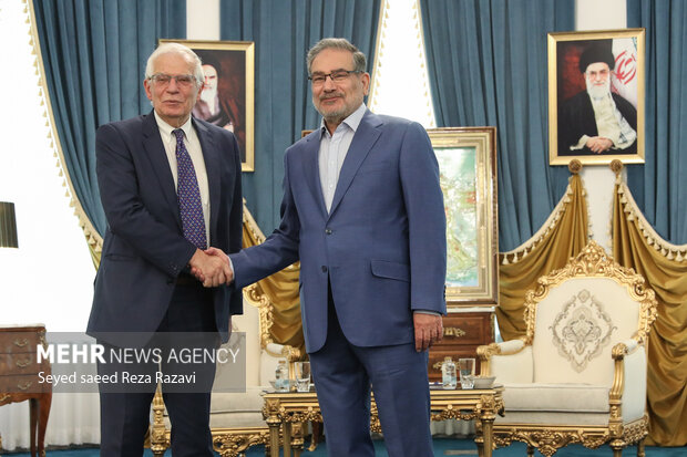 Shamkhani meeting with Borrell