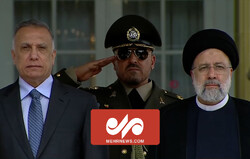 مراسم استقبال رسمی رئیس‌جمهور از نخست وزیر عراق