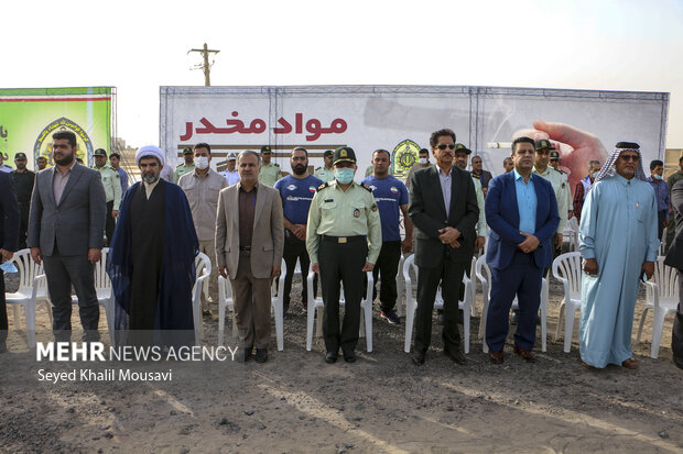 امحاء ۱۴ تن مواد مخدر در خوزستان