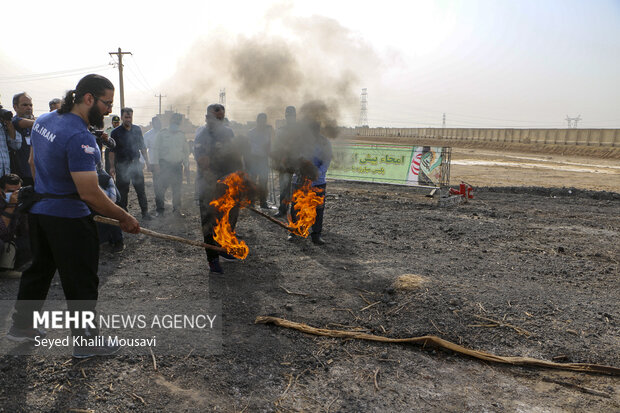 امحاء ۱۴ تن مواد مخدر در خوزستان