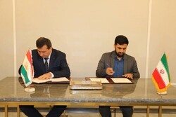 Iran, Tajikistan ink MoU to enhance trade-industrial coop.