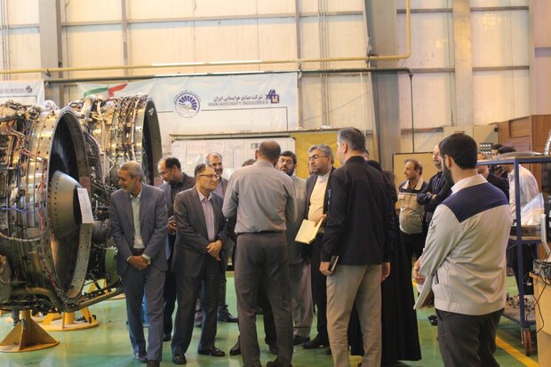 اعضای کمیسیون امنیت ملی مجلس از سازمان صنایع هوایی بازدید کردند