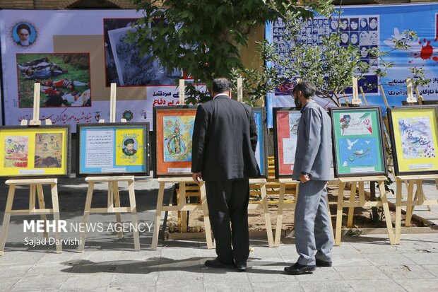 برپایی نمایشگاه با موضوع حقوق بشر آمریکایی توسط حوزه هنری لرستان