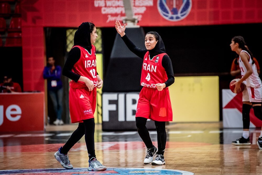 Iran U16 basketball