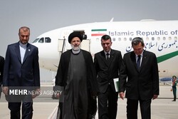 Pres. Raeisi arrives in Ashgabat to attend Caspian Sea Summit