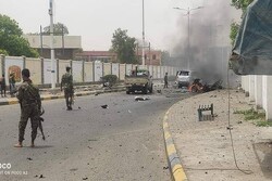 شنیده شدن صدای انفجار در عدن یمن/ آتش سوزی در انبار مهمات شبه نظامیان وابسته به امارات