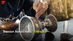 Iranian handicrafts: Toreutics