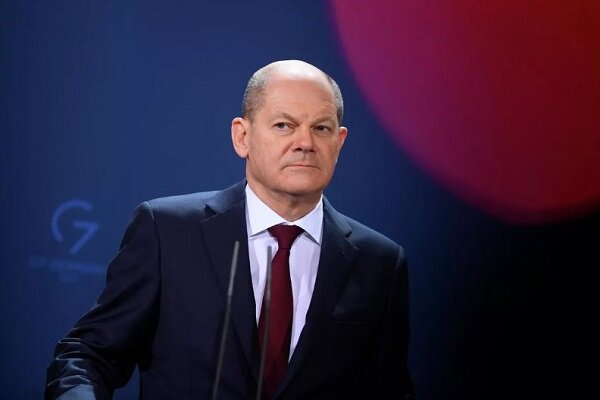 Almanya Başbakanı Scholz’a Gazze protestosu Almanya Başbakanı Scholz’a Gazze protestosu