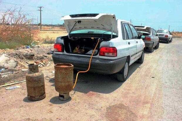 استفاده از سیلندر گاز مایع برای سوخت خودرو ممنوع است