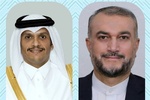 Iranian, Qatari FMs discuss ties, intl. issues
