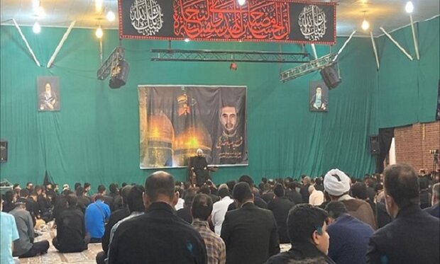 مراسم چهلمین روز شهادت شهید صیادخدایی برگزار شد