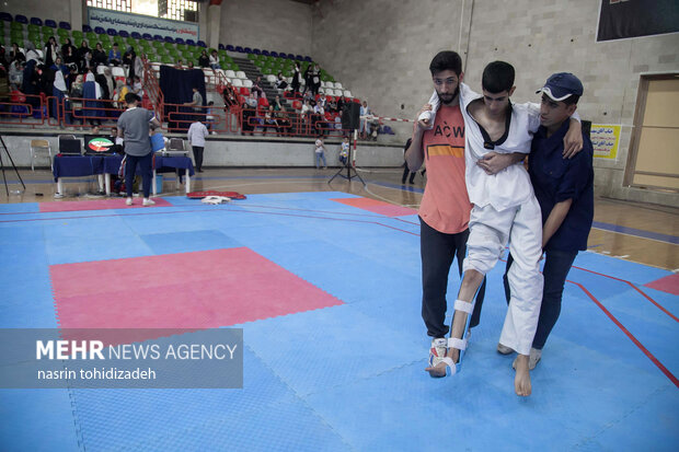 اختتاميه بيست و چهارمین دوره رقابتهاي ليگ تکواندو نوجوانان