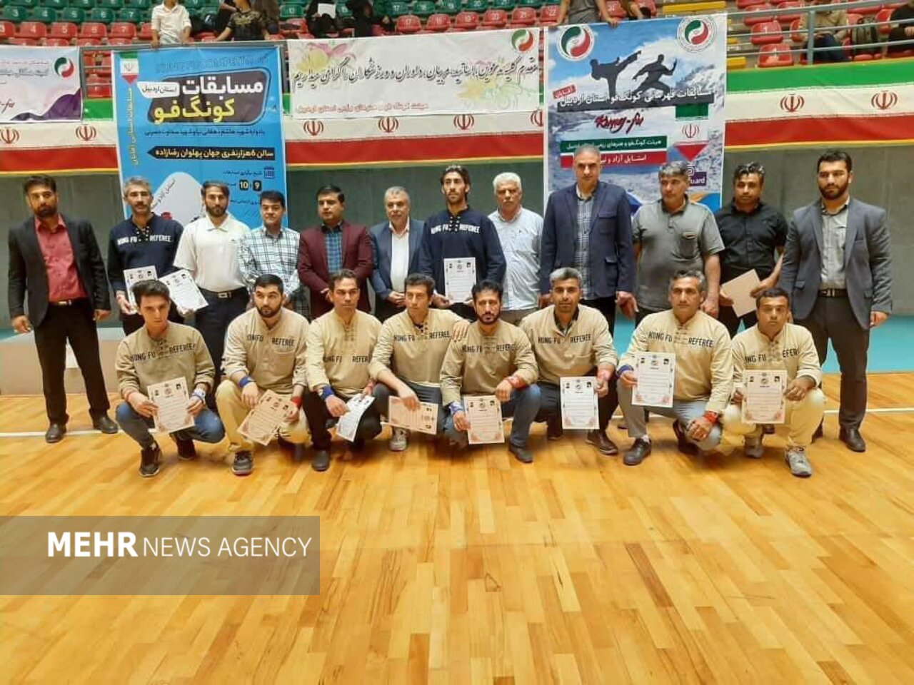 مسابقات انتخابی تیم ملی کونگفو در اردبیل برگزار شد