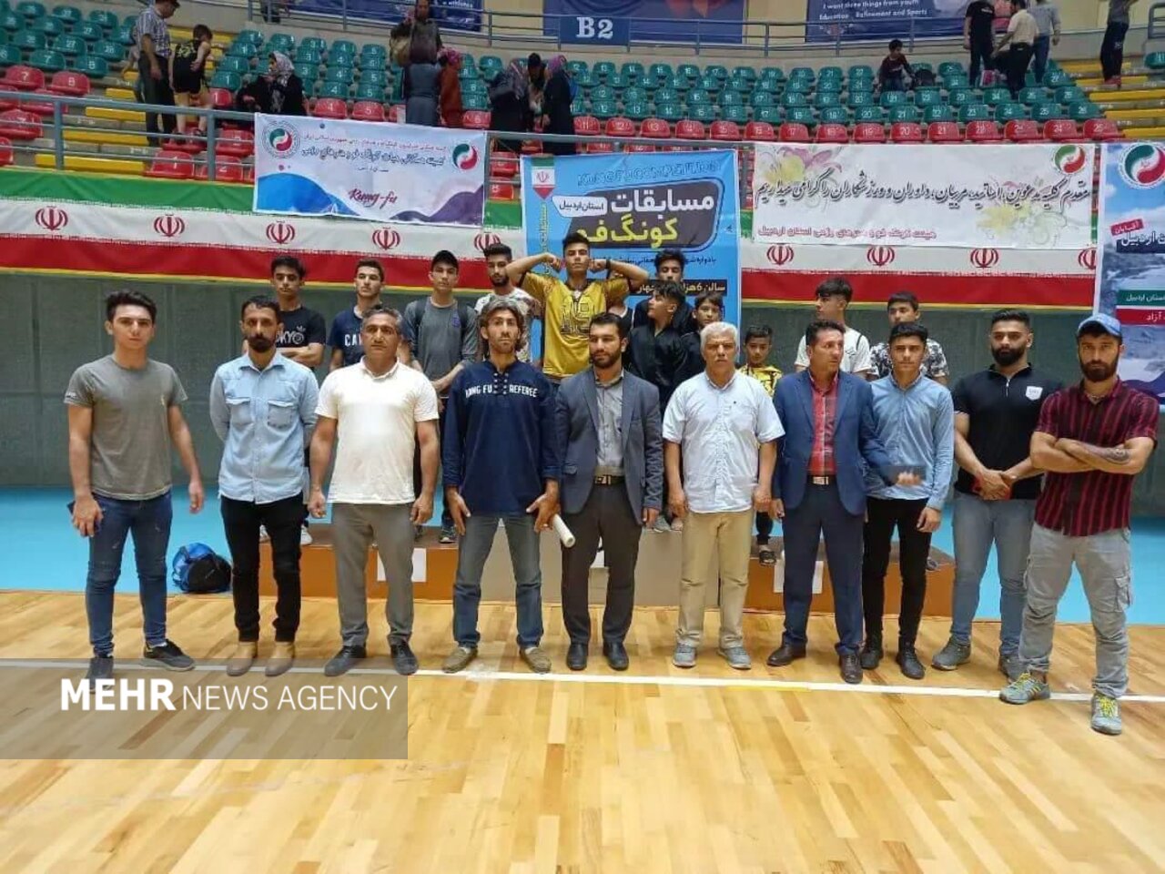 مسابقات انتخابی تیم ملی کونگفو در اردبیل برگزار شد