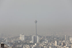 Severe air pollution in capital Tehran