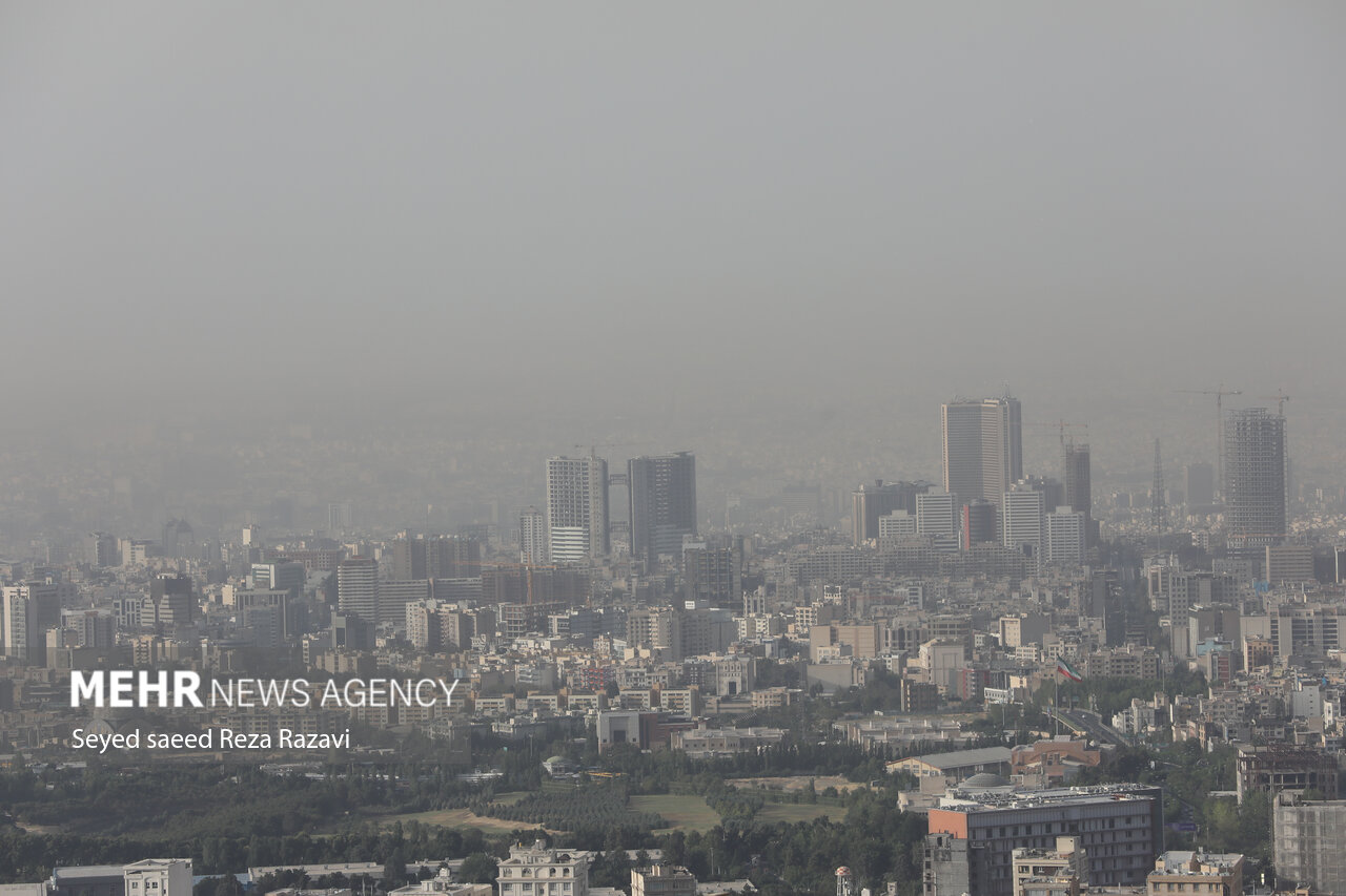 Tehran Polluted Severe air pollution in capital Tehran - Mehr News Agency