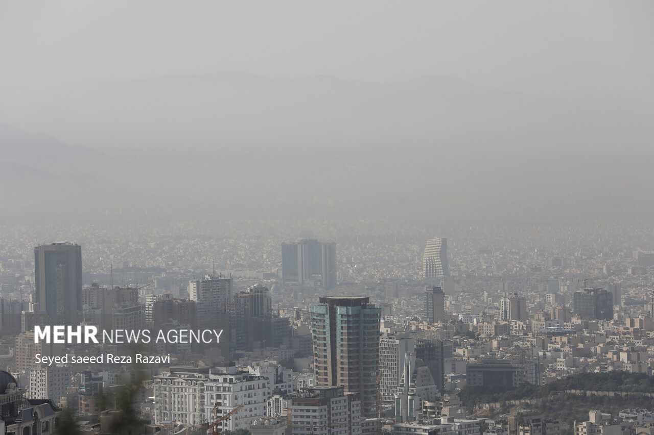 Tehran Polluted Severe air pollution in capital Tehran - Mehr News Agency