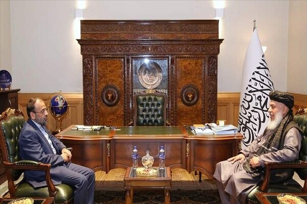 معاون سفارت ایران با معاون سرپرست وزارت خارجه طالبان دیدار کرد