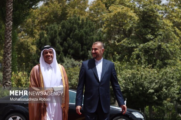 Amir-Abdollahian meeting with Qatari counterpart