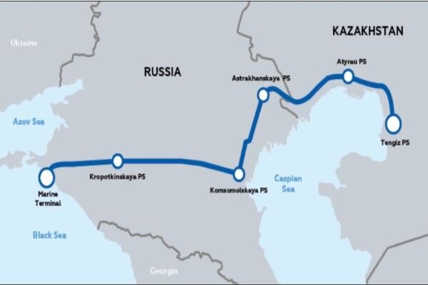 Kazakhstan oil export to Europe through Russia halted 