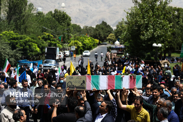 پیکر مطهر یک شهید گمنام در سوادکوه تشییع می شود