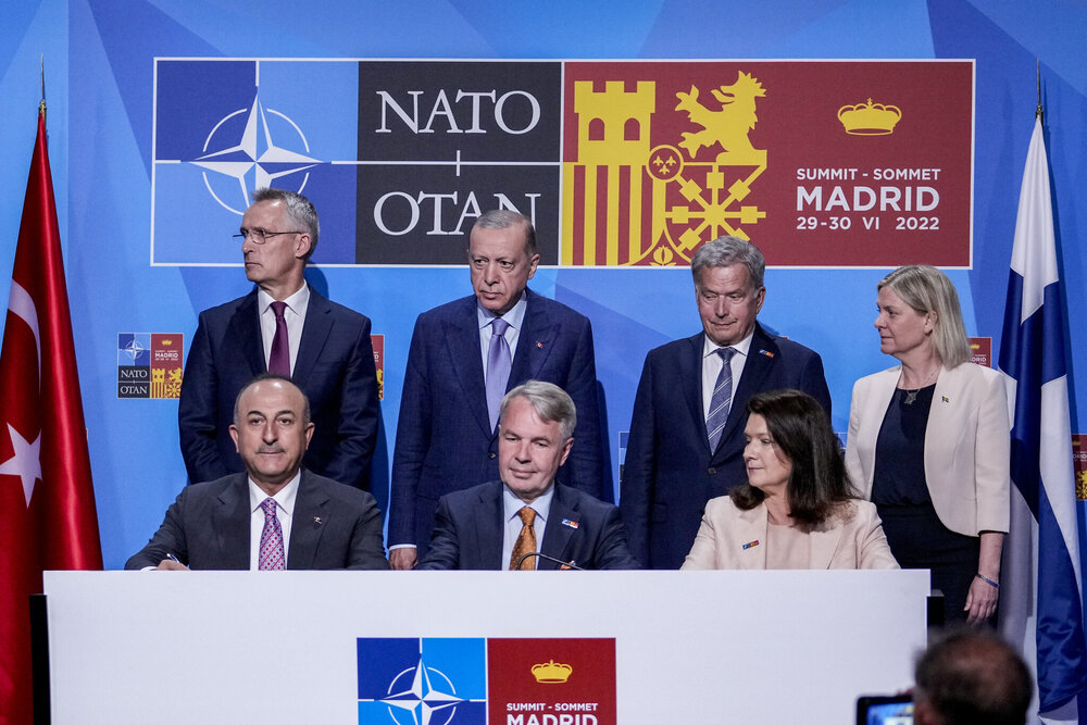 On June 29, Turkey agreed to support Sweden and Finland's membership of NATO.