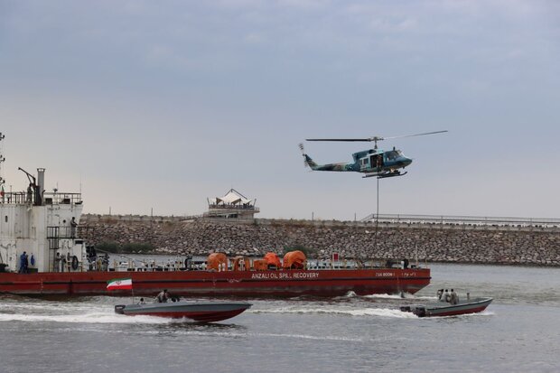 آغاز تمرین دریایی امنیت پایدار 1401 در دریای خزر