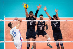 Iran powerfully wins Serbia to advance from VNL group stage