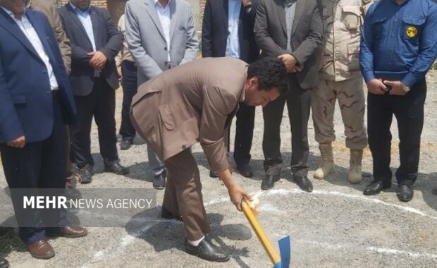 کلنگزنی مدرسه روستای «اوزون تپه علیا»