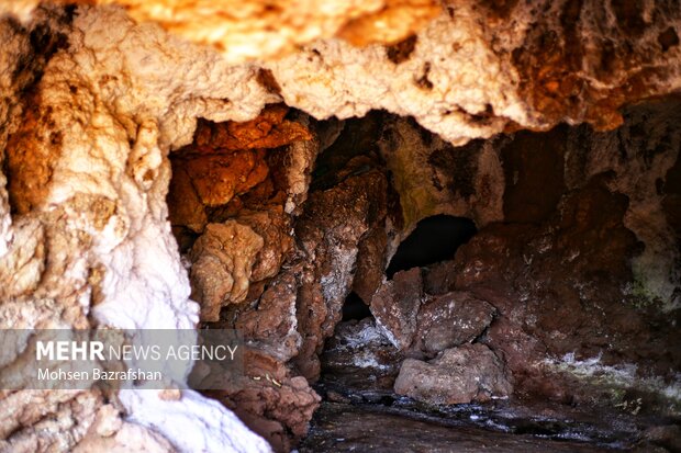 Salt cave in Iran's Eshtehard