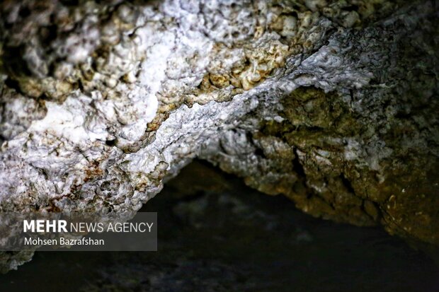 Salt cave in Iran's Eshtehard