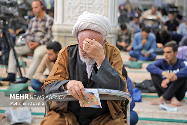 مراسم دعای عرفه در مصلی امام خمینی(ره) اردبیل