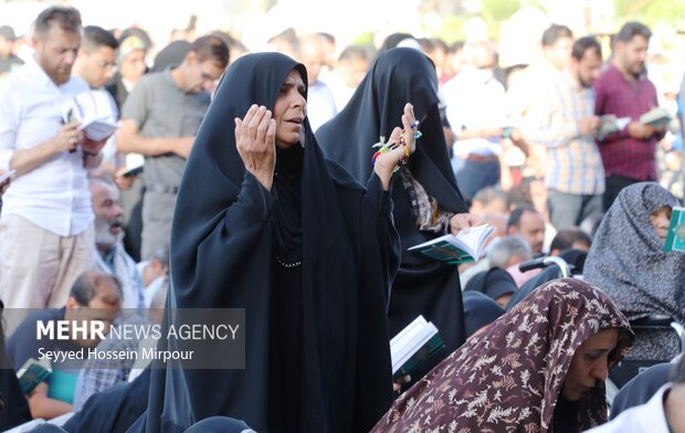 مراسم دعای عرفه در حرم مطهر رضوی