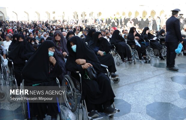 مراسم دعای عرفه در حرم مطهر رضوی