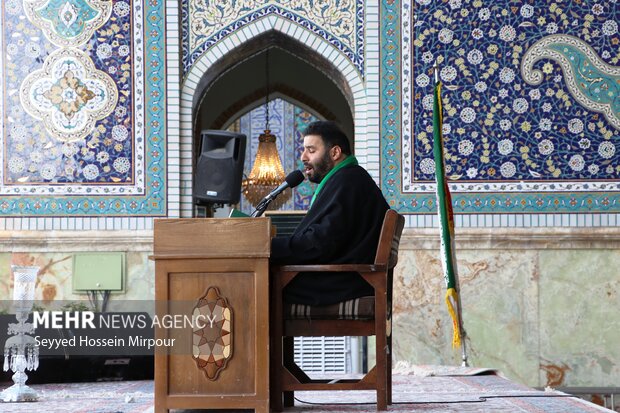 مراسم دعای عرفه در حرم مطهر رضوی