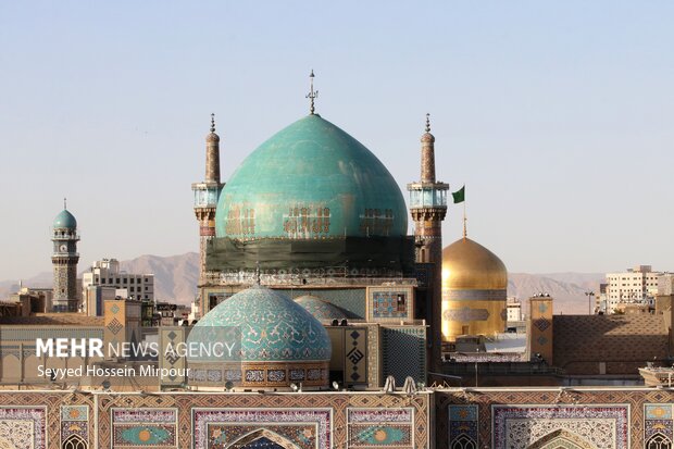 مراسم دعای عرفه در حرم مطهر رضوی